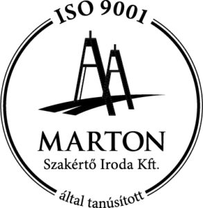 ISO 9001 MARTON tanúsítvány